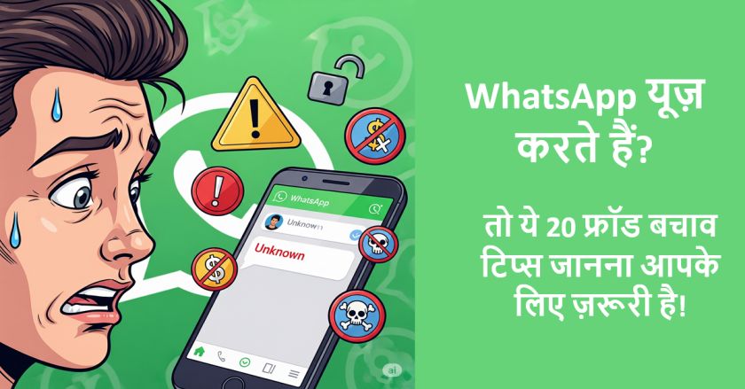 WhatsApp Fraud in Hindi. 20 tips to stay safe