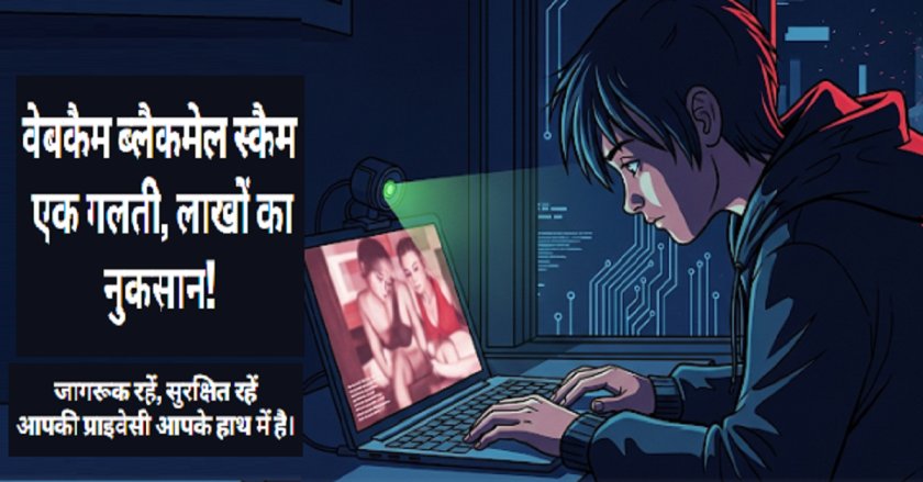 Webcam Blackmail Scam in Hindi
