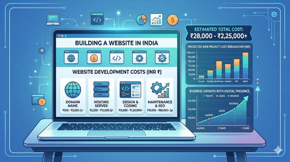 Cost to Build a Website in India